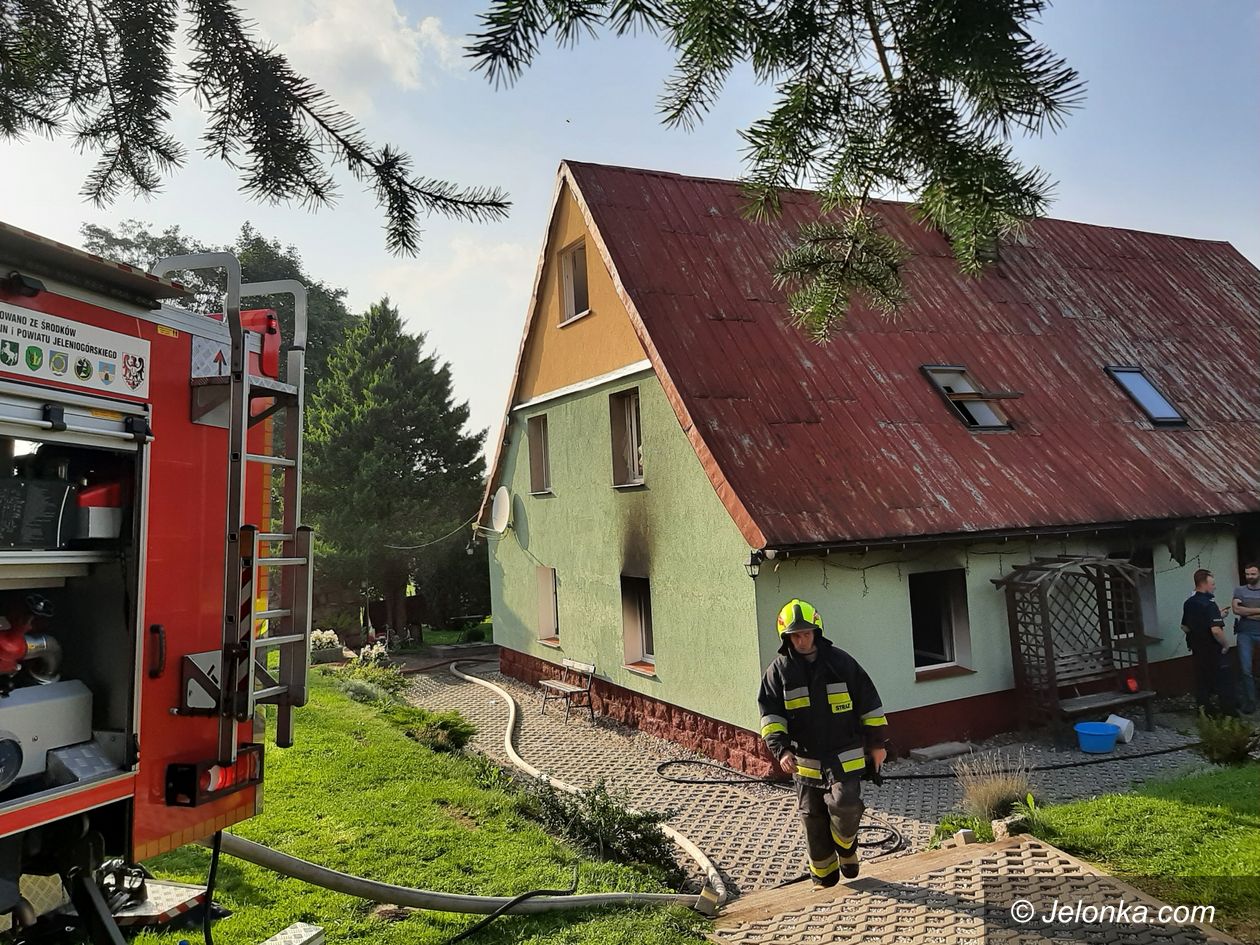 Bukowiec: Pożar domu w Bukowcu