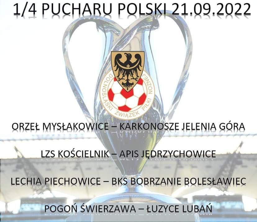 Region: Pary ćwierćfinałowe Pucharu Polski