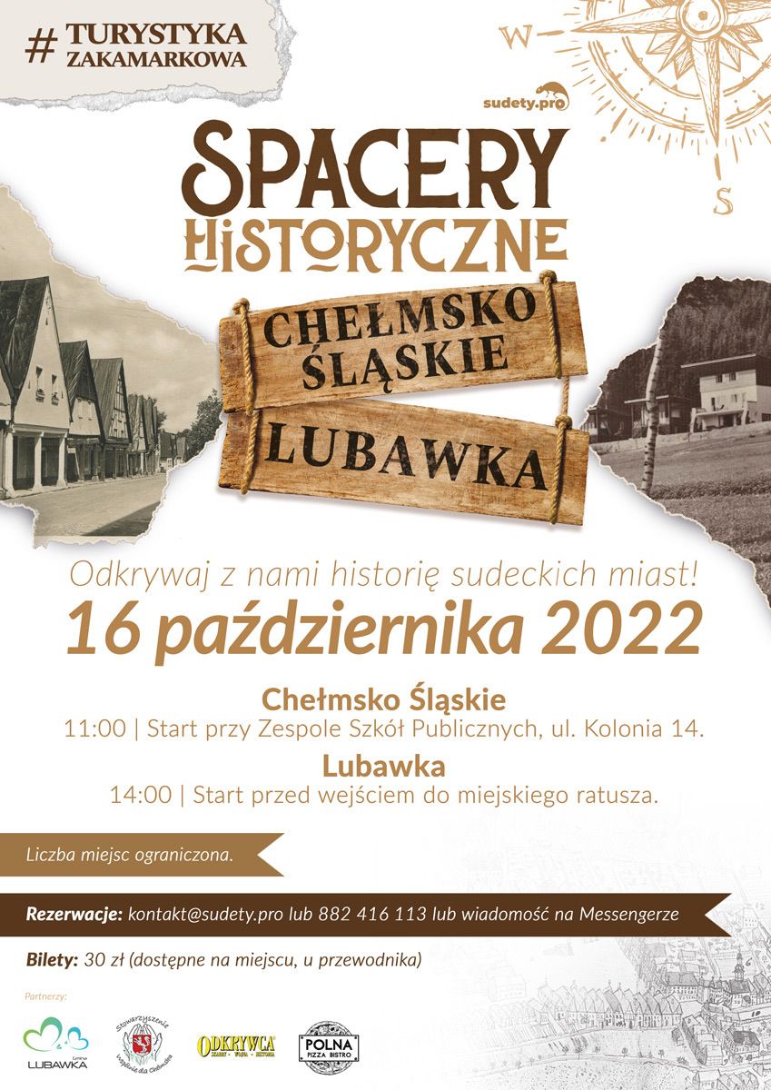 Chełmsko Śląskie, Lubawka: Spacery z historią