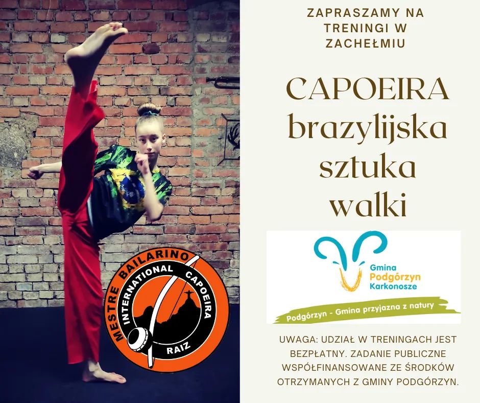Zachełmie: Darmowe treningi capoeiry