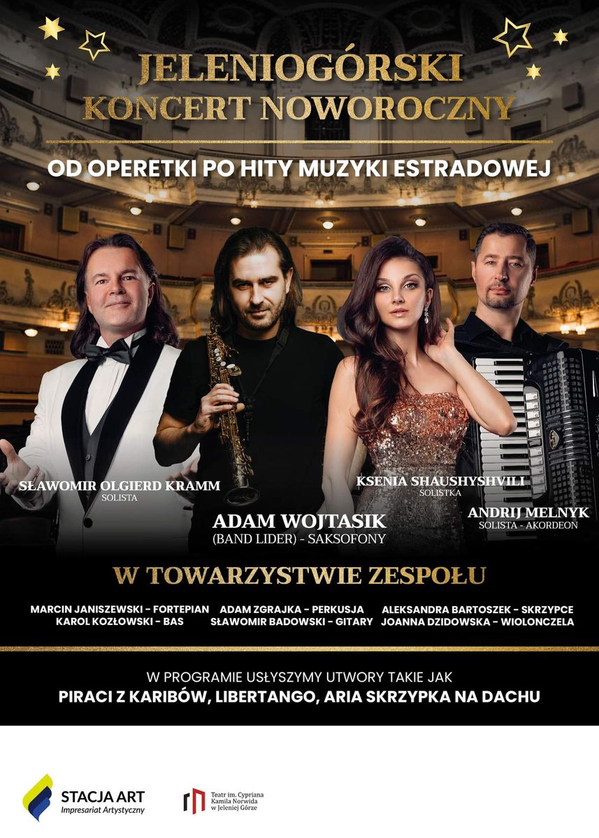 Jelenia Góra: Koncert Noworoczny w teatrze