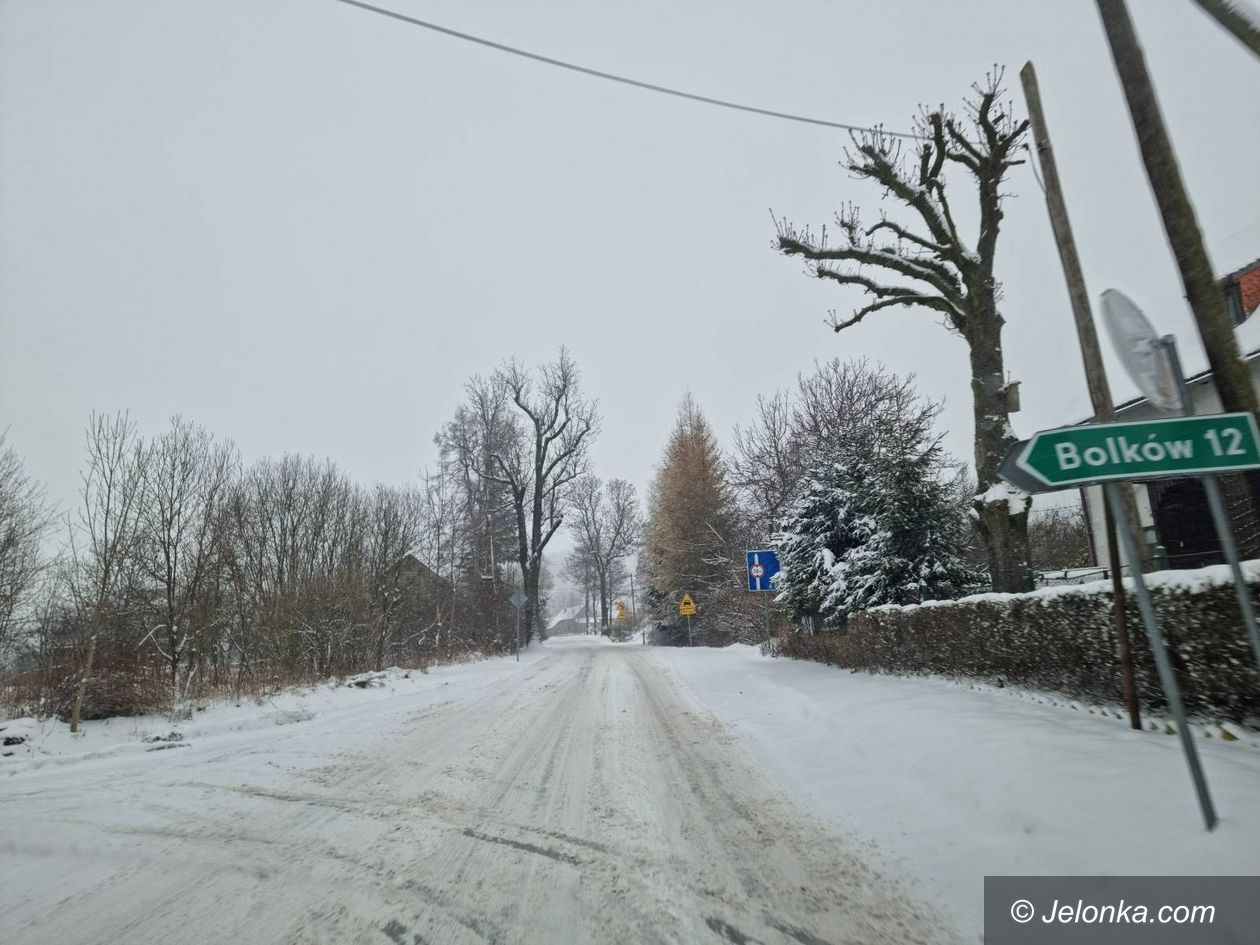 Jelenia Góra: Zimowo na drogach