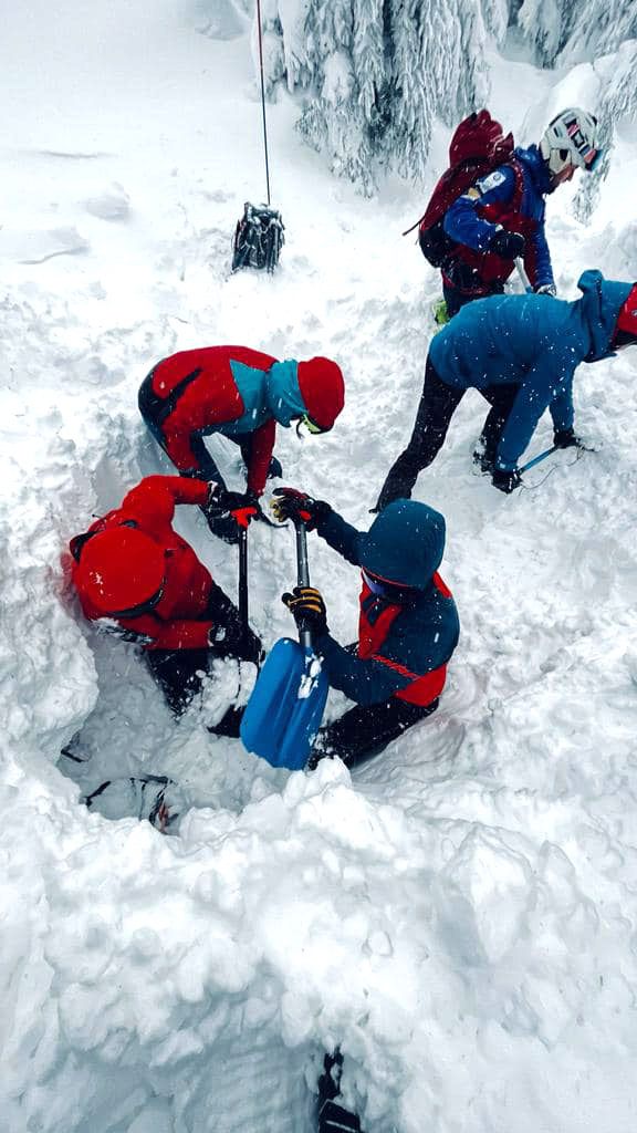 Karkonosze: Zimowe szkolenie ratowników górskich