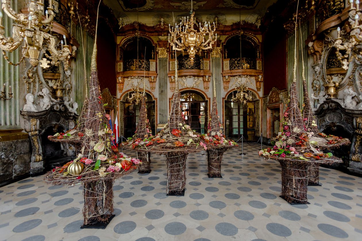 Wałbrzych: Zamek Książ w kwiatach