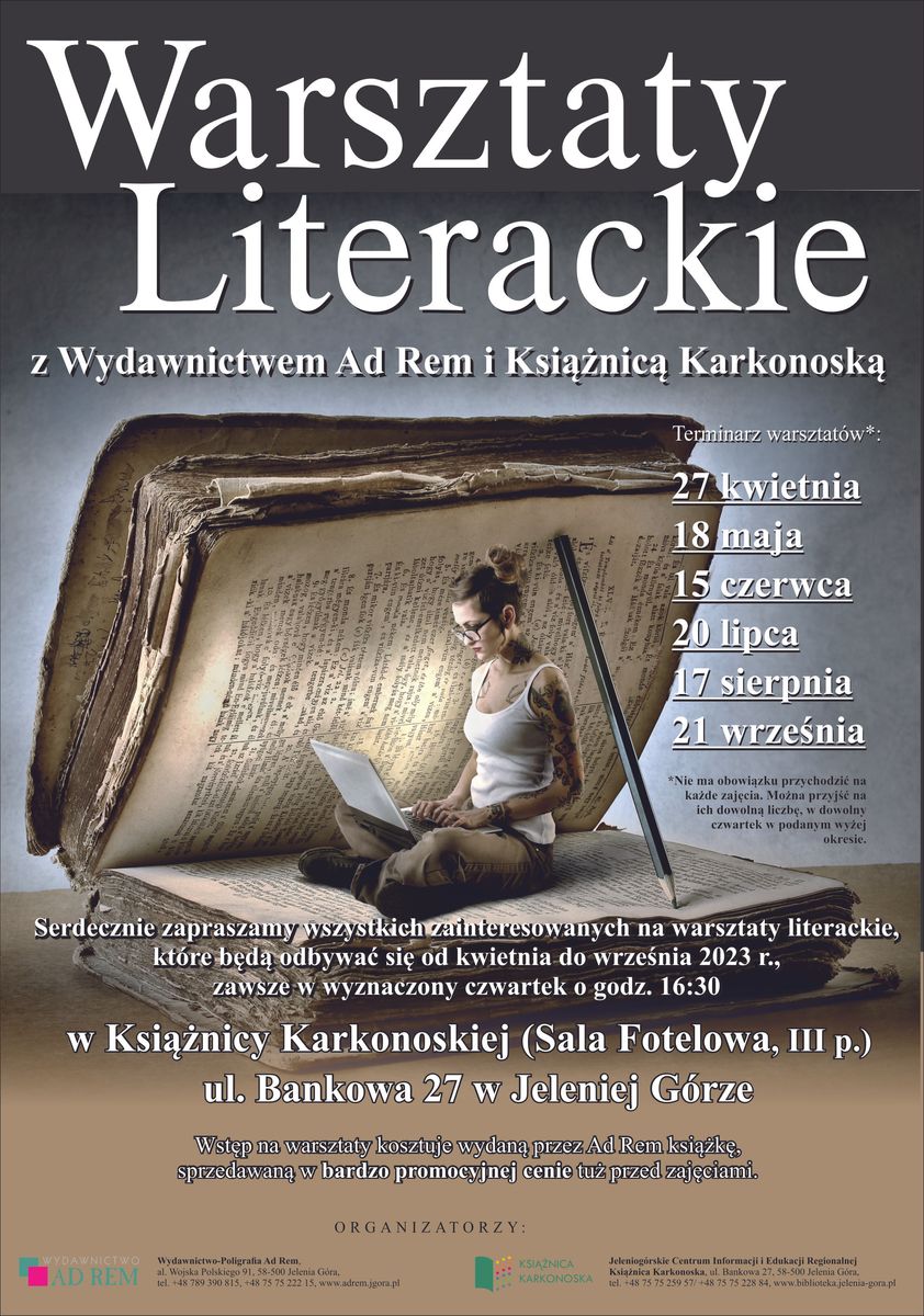 Jelenia Góra: Warsztaty literackie w Książnicy