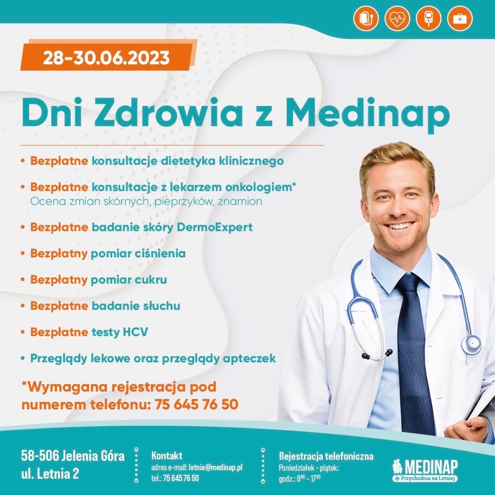 Polska: Bezpłatne badania i konsultacje medyczne!