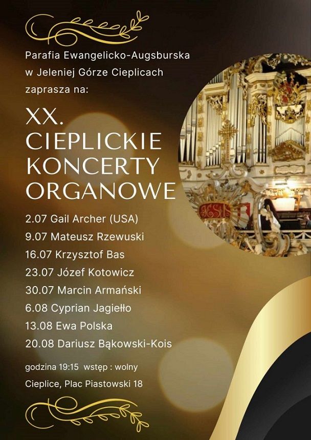 Jelenia Góra/Cieplice: Jubileuszowe Cieplickie Koncerty Organowe