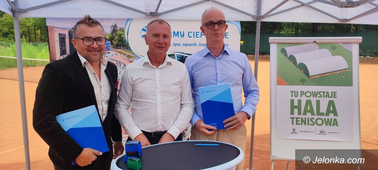 Jelenia Góra: Podpisanie umowy na budowę hali tenisowej