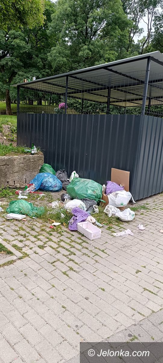 Kowary: Podrzucali śmieci – zostali nagrani