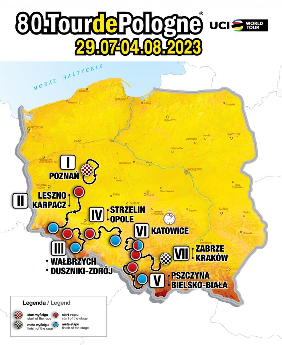 Jelenia Góra: Za 5 dni startuje Tour de Pologne