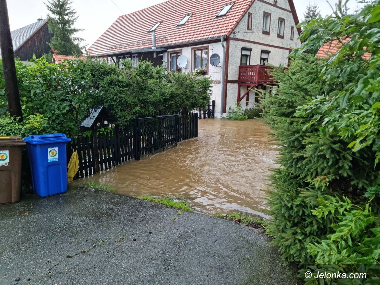 Jelenia Góra: Część Wrocławskiej pod wodą