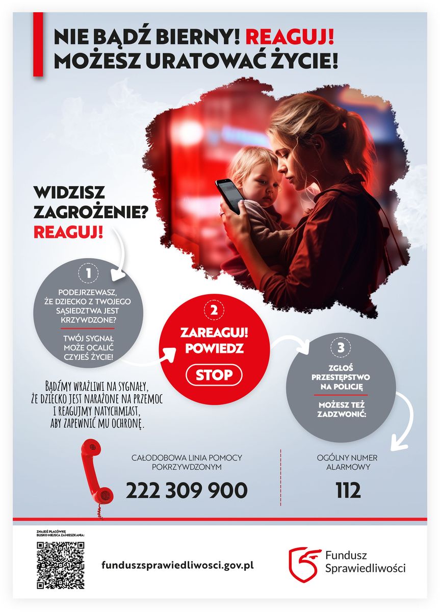 Polska: Nie bądź bierny! Reaguj! Możesz uratować życie