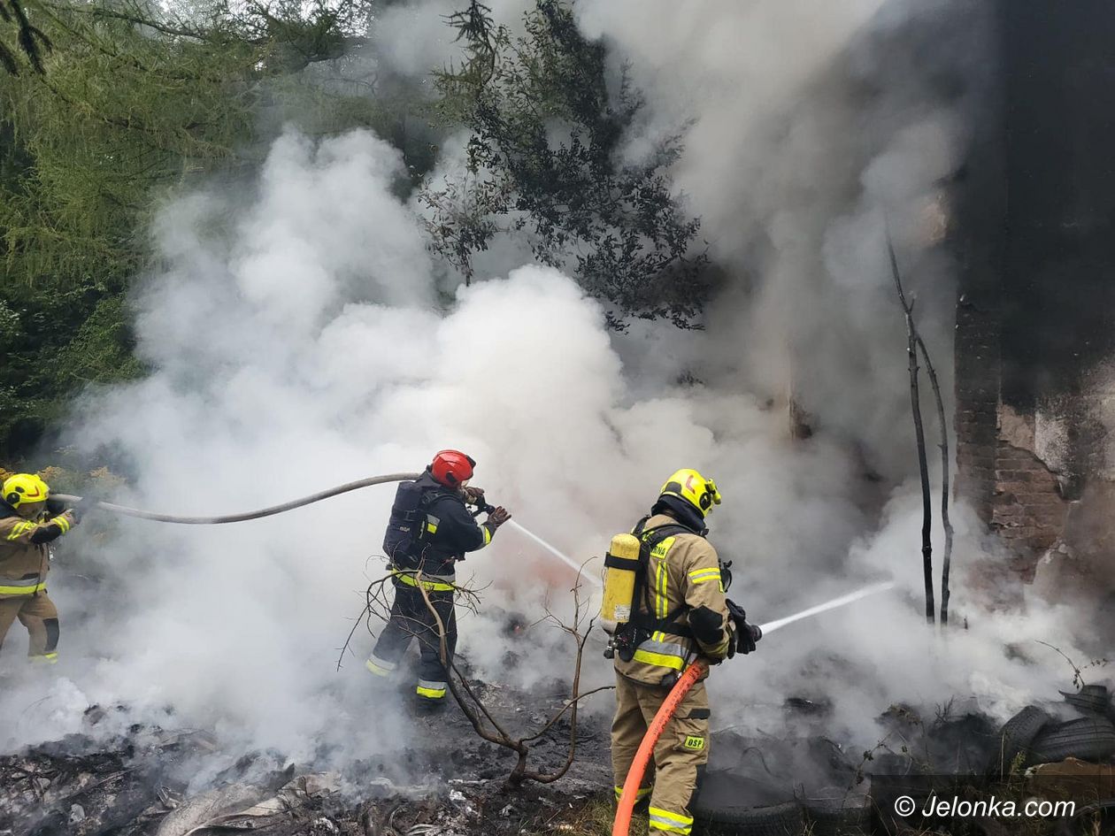 Kowary: Pożar w Kowarach