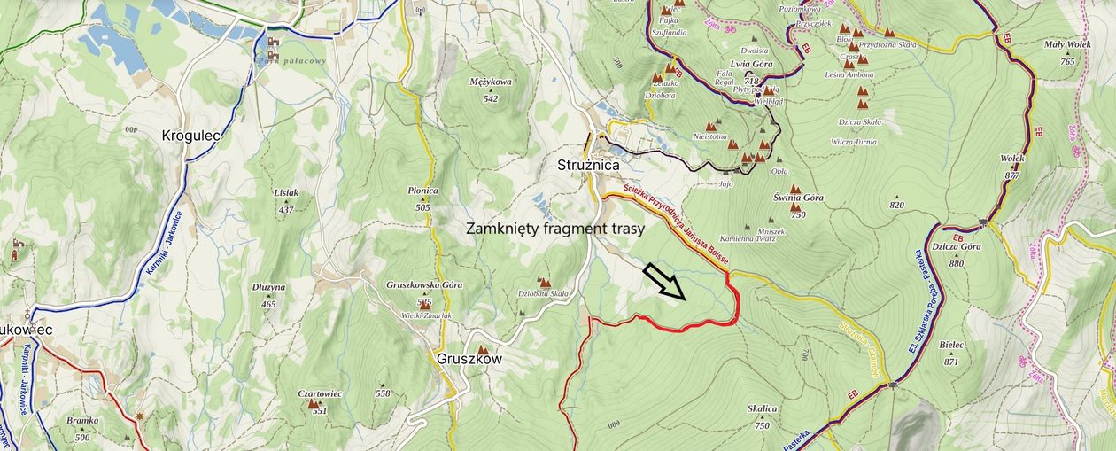 Powiat: Zamknięte szlaki w Rudawach