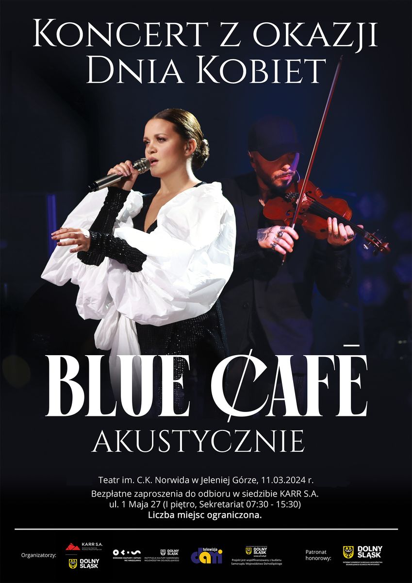 Jelenia Góra: Blue Cafe Akustycznie – komunikat
