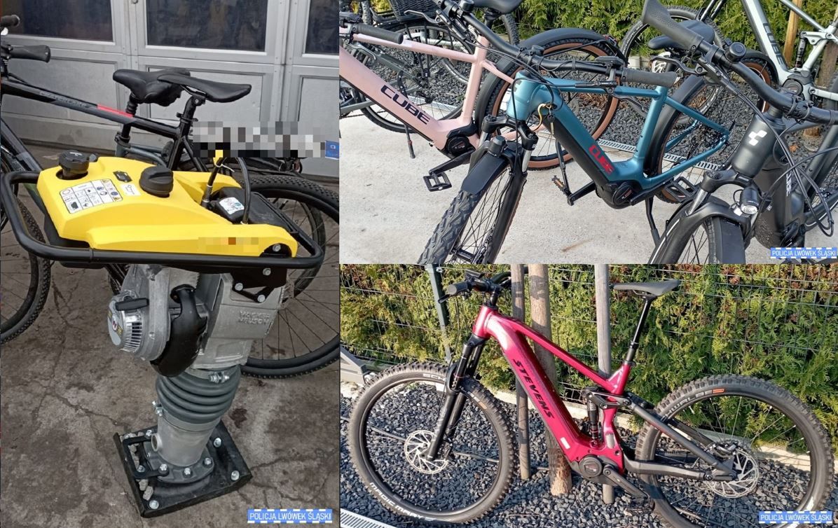Dolny Śląsk: Wpadka złodziei niemieckich rowerów