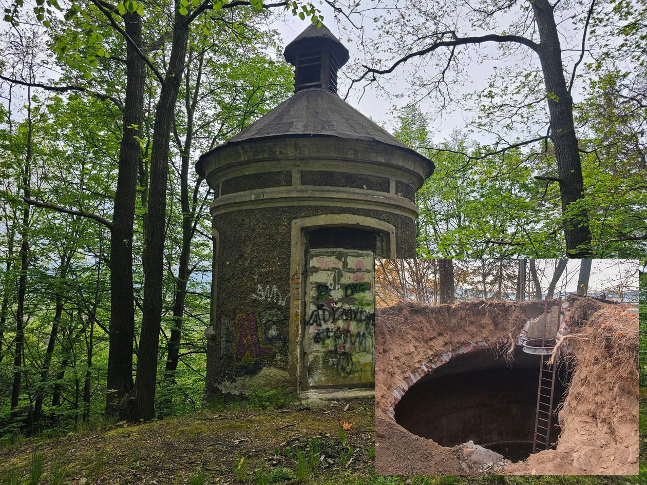 Jelenia Góra: Wieżyczka po zbiornikach wody przy Kasprzaka