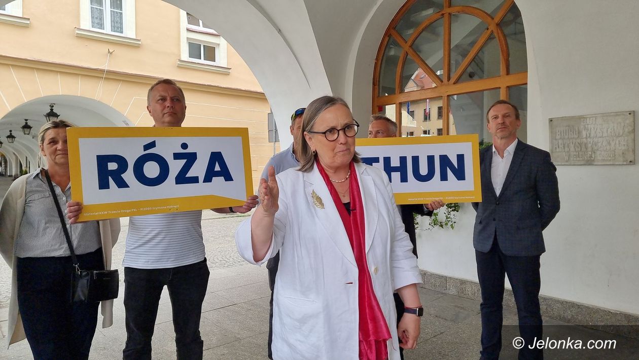 Jelenia Góra: Róża Thun z wizytą w Jeleniej Górze