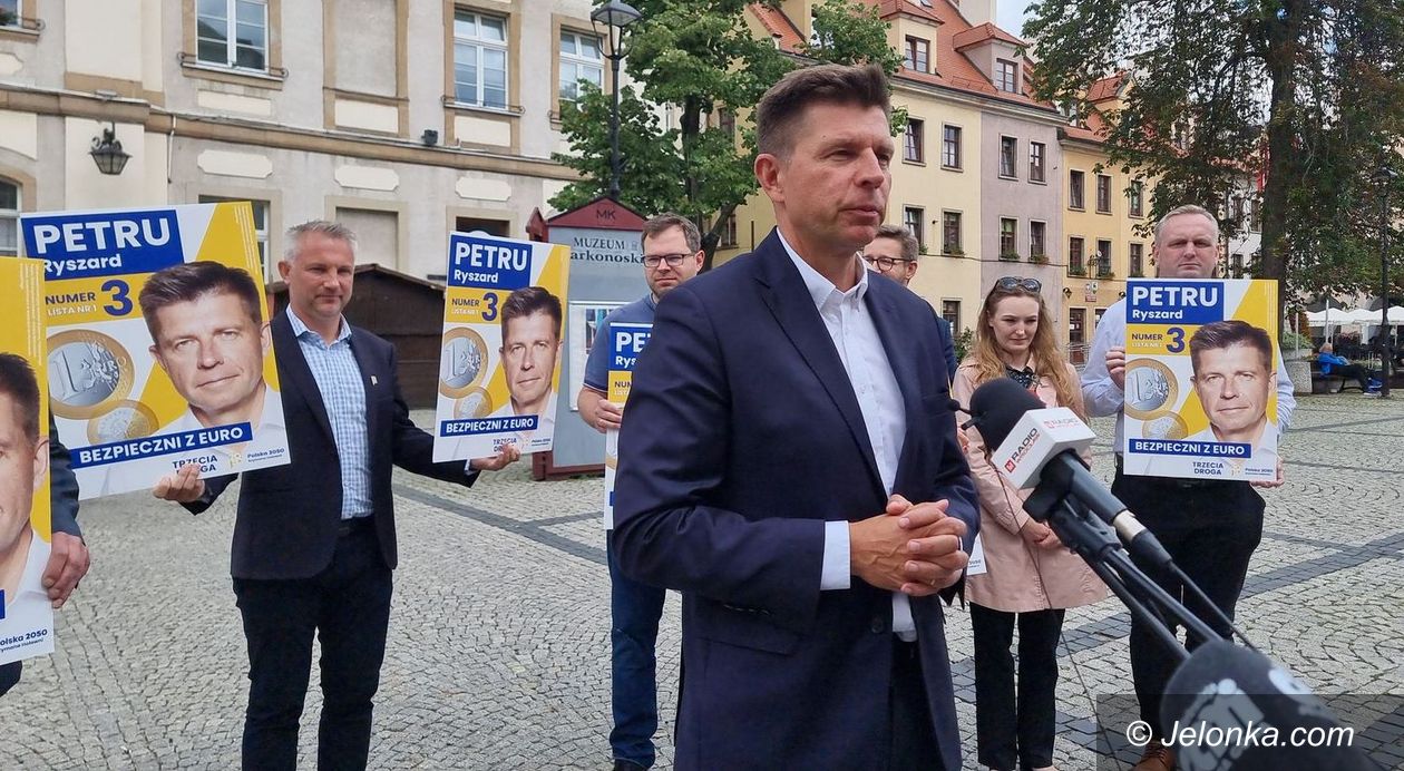 Jelenia Góra: Ryszard Petru zachęca do przyjęcia Euro