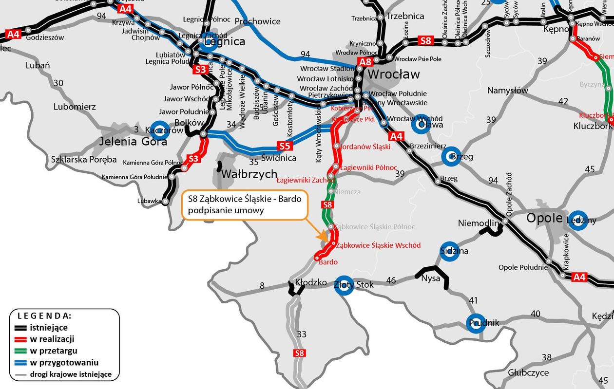 Dolny Śląsk: Będzie kolejny odcinek "ekspresówki"