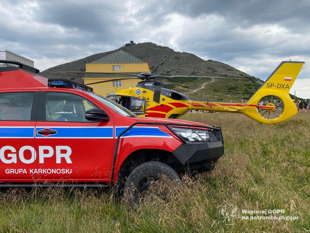 Karkonosze: Pomogli kobiecie w ciąży