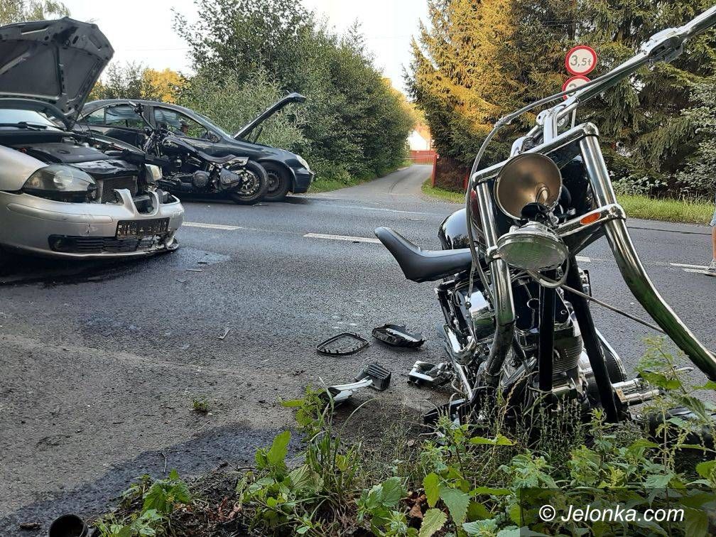 Powiat: Czołówka motocykli z osobówkami