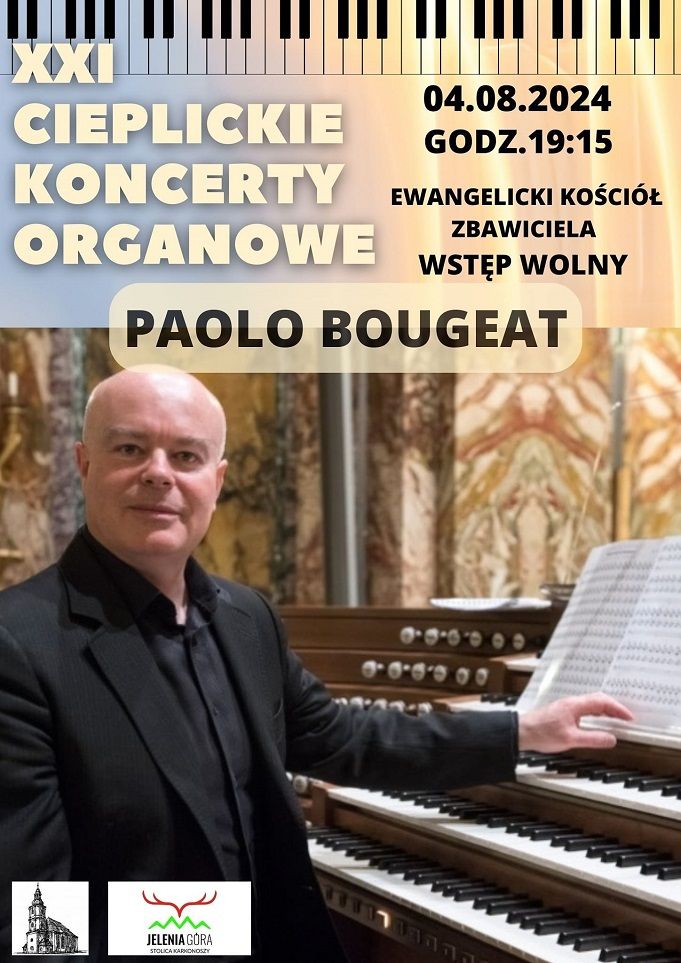 Jelenia Góra: Niedzielny koncert organowy: Paolo Bougeat