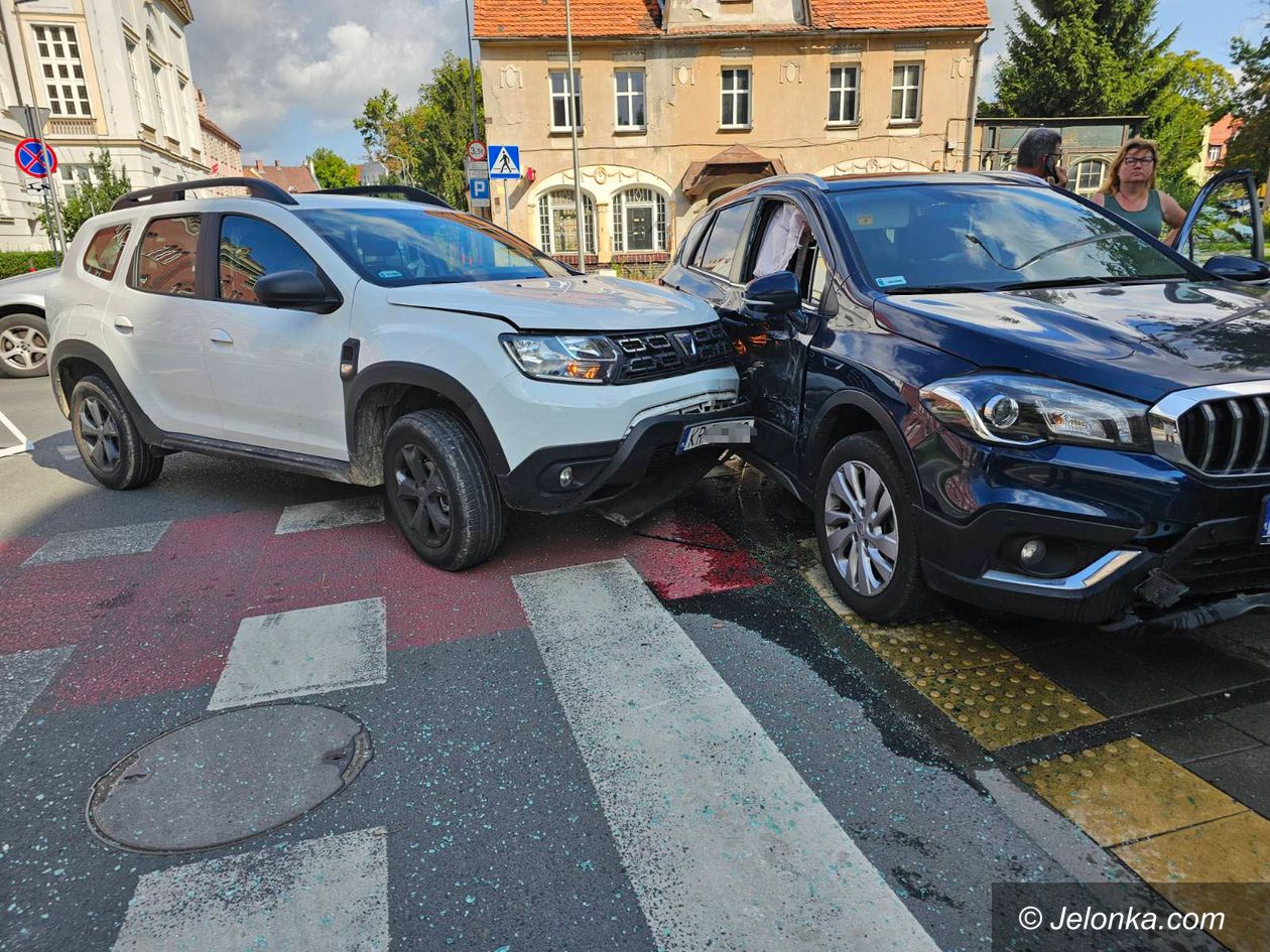 Jelenia Góra: Kolizja na przecięciu ulic