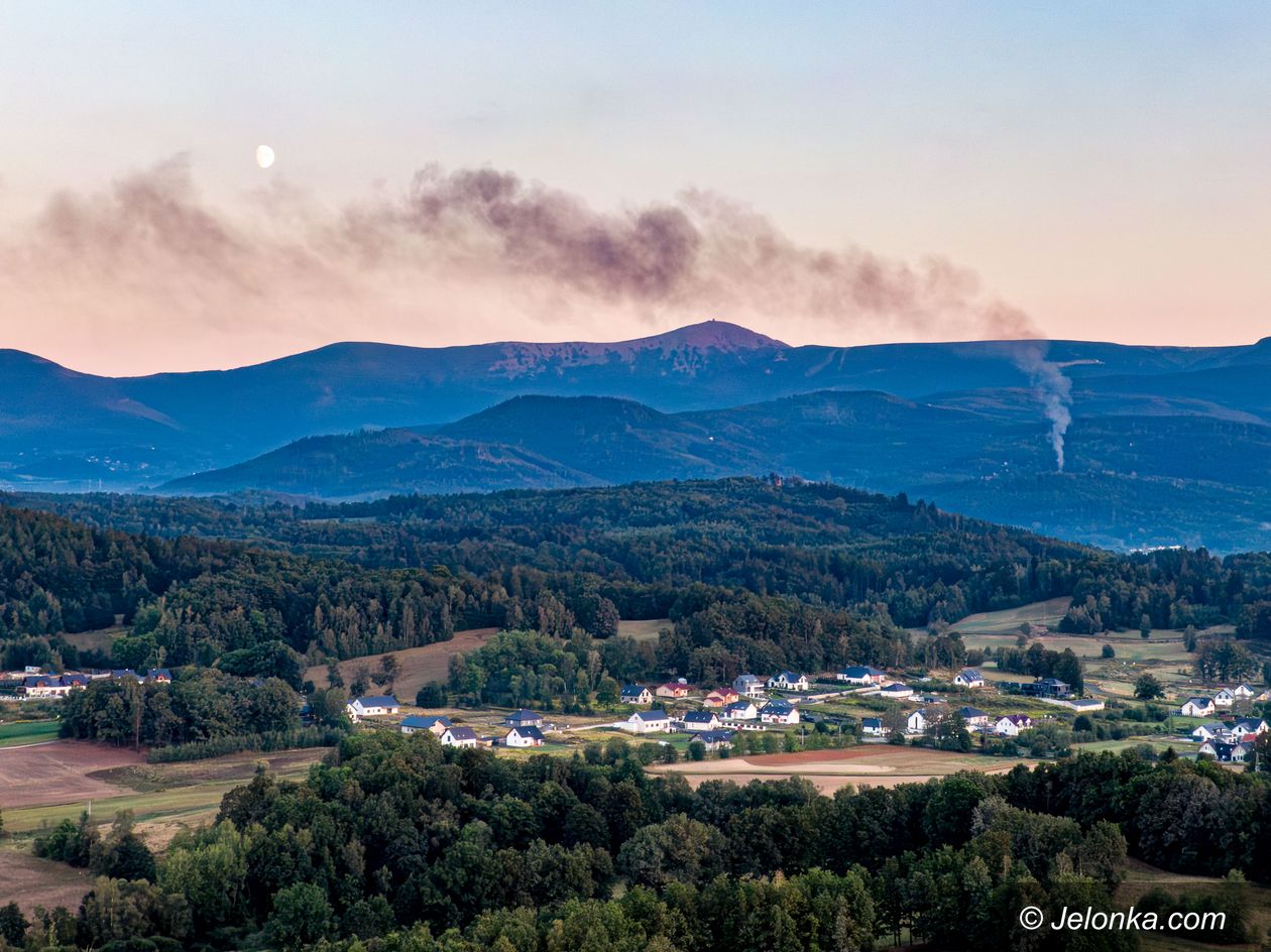 Powiat: Pożar pod Śnieżką