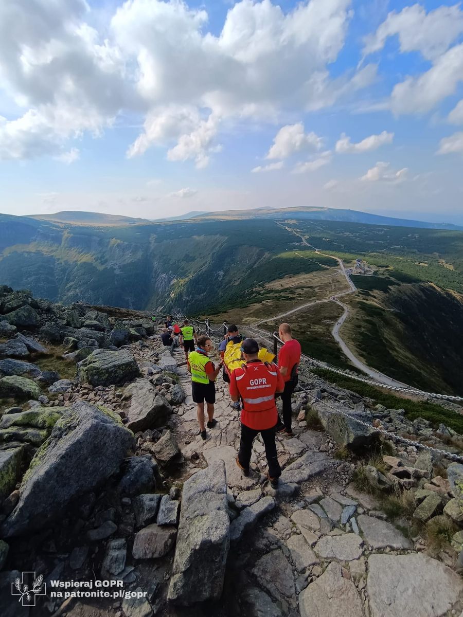 Karkonosze: Śmierć na zakosach pod Śnieżką