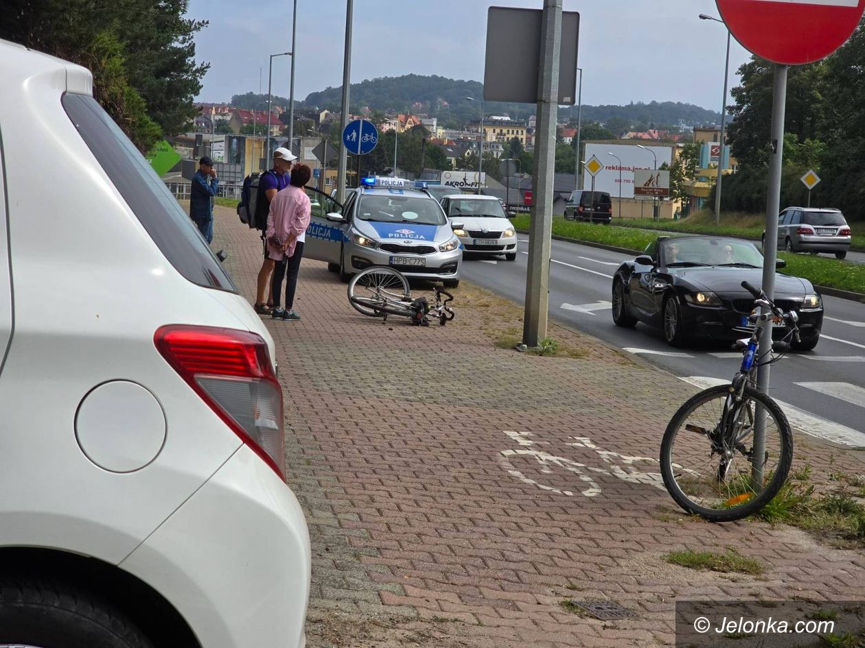 Jelenia Góra: Potrącenie na Sobieskiego