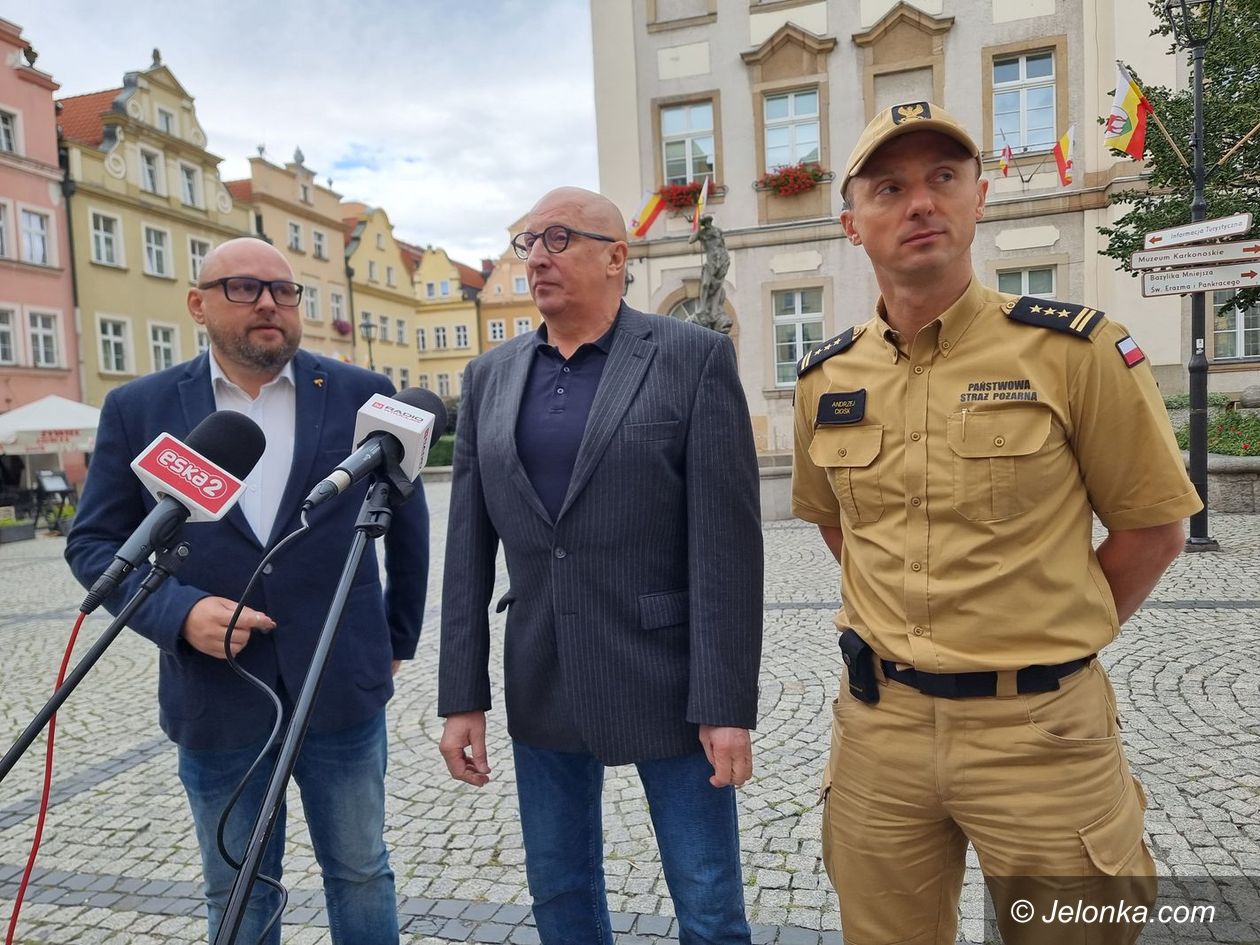 Jelenia Góra: Służby gotowe na wielki deszcz