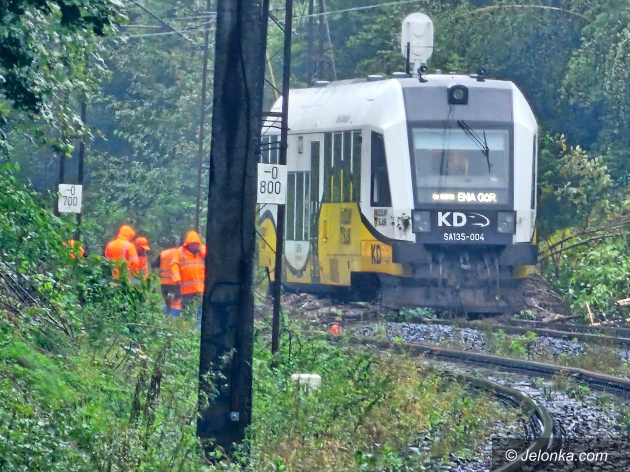 Jelenia Góra: Wstrzymany ruch pociągów