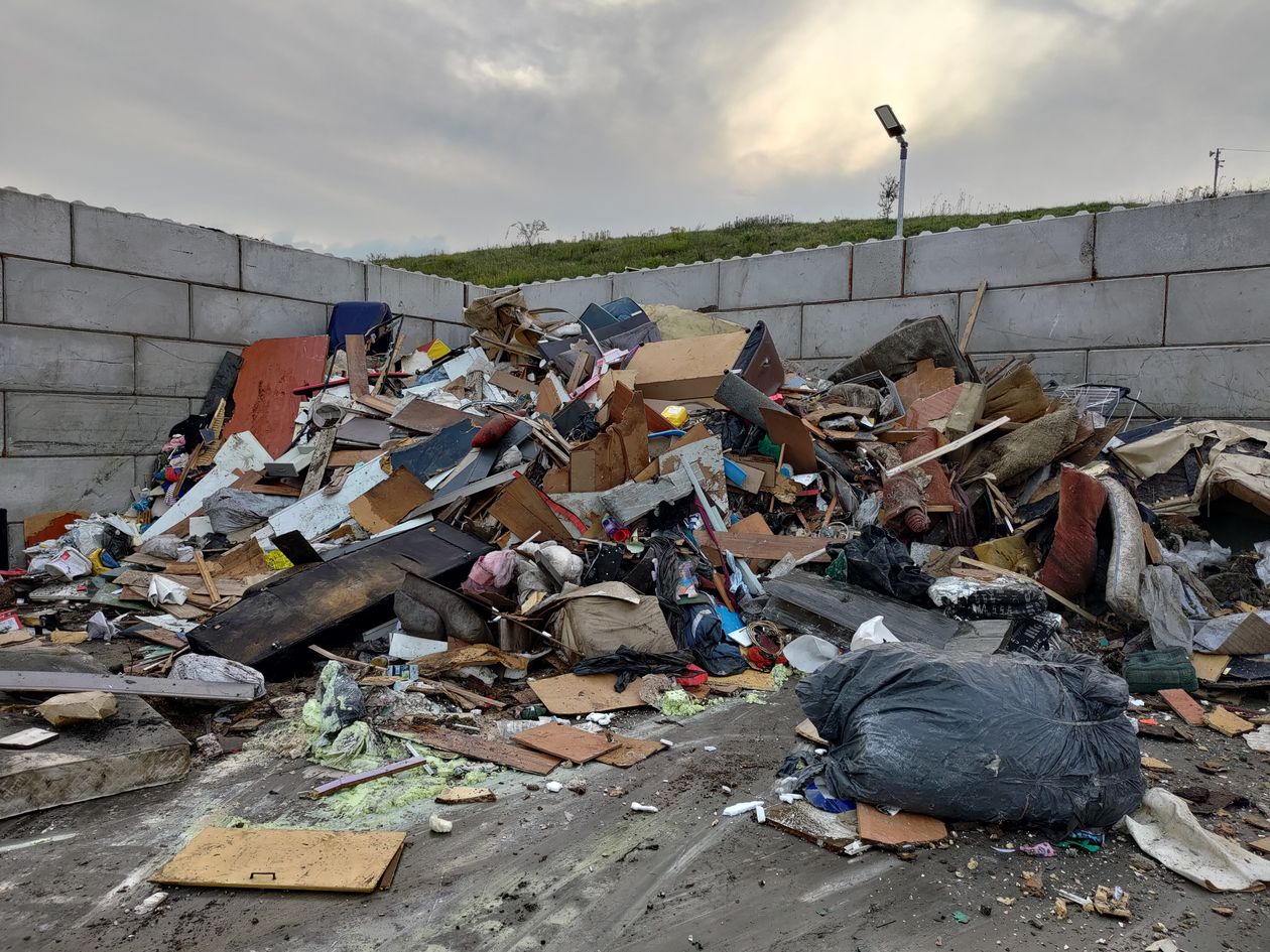 Ścięgny: Powódź w Karkonoskim Centrum Gospodarowania Odpadami