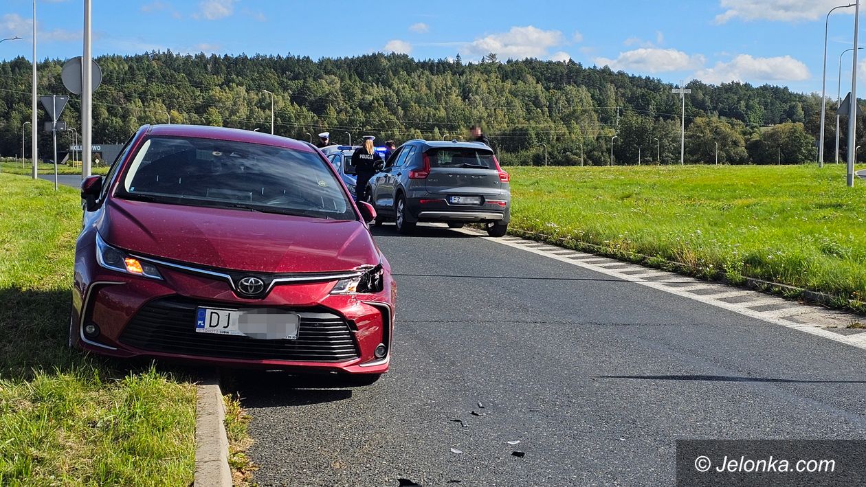 Jelenia Góra: Kolizja obok Galerii Sudeckiej