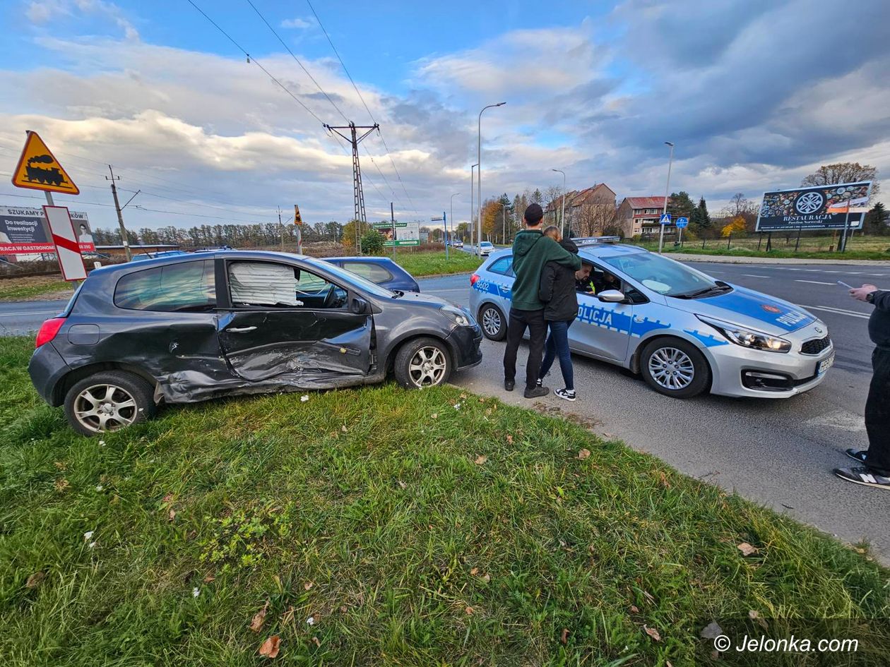 Jelenia Góra: Kolizja Colta z Clio