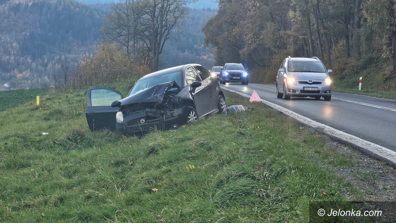 Powiat: Wypadek na "krajówce"