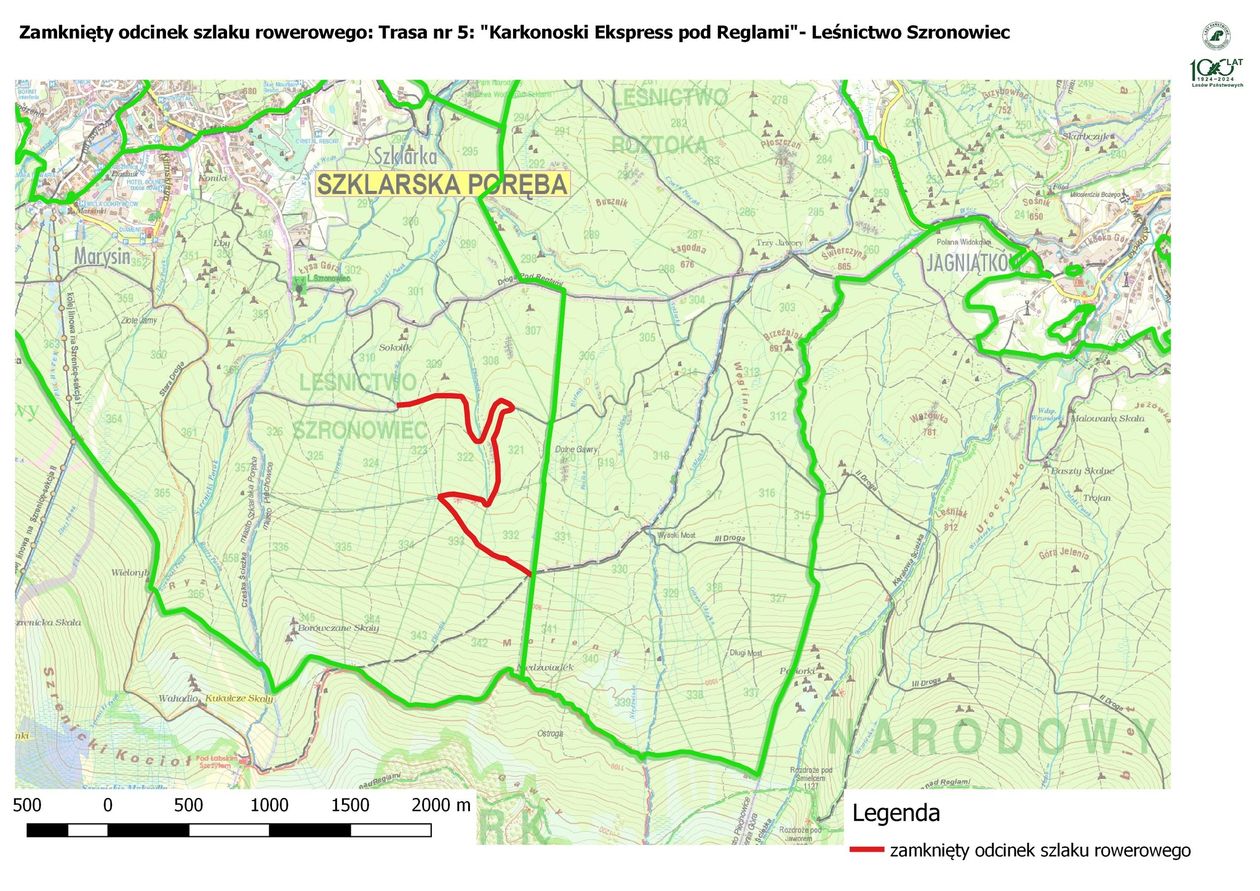 Szklarska Poręba: Zamknięta trasa rowerowa