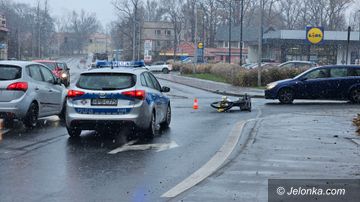 Rowerzystka potrącona na Wolności