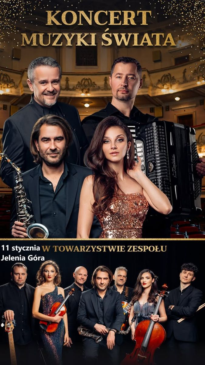 Jelenia Góra: Ostatnie bilety na koncert "Muzyki Świata"