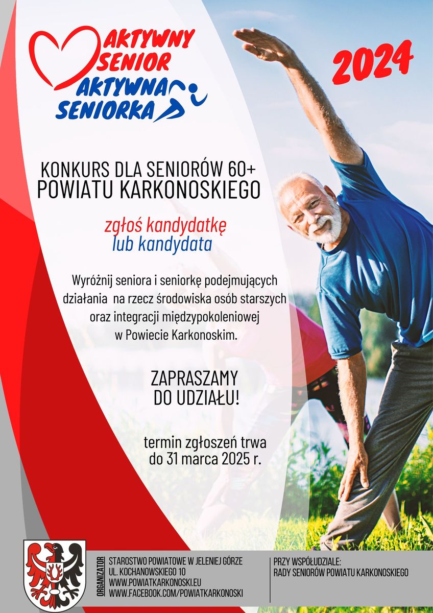 Powiat: Konkurs dla aktywnych seniorów