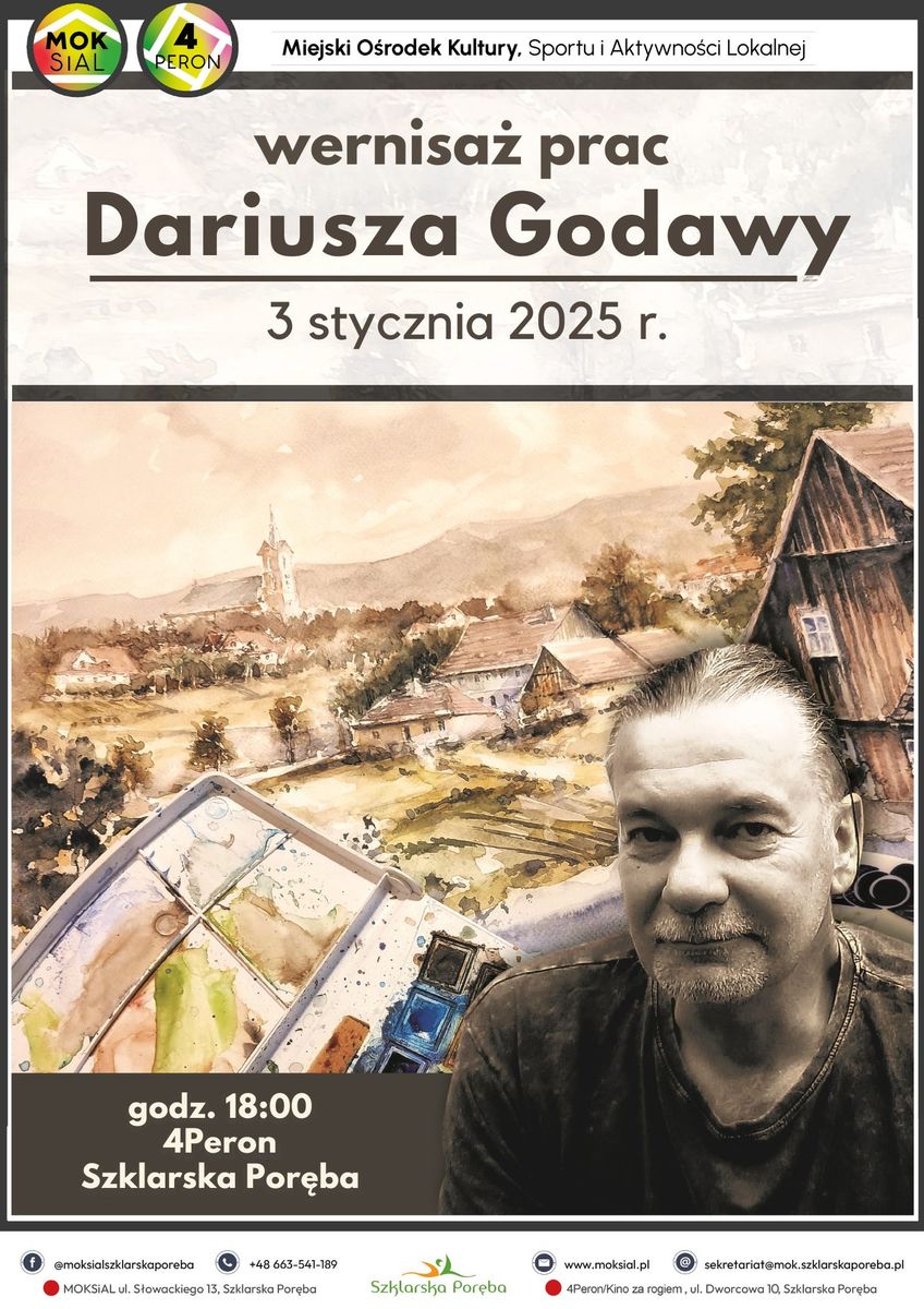 Szklarska Poręba: Wernisaż wystawy Dariusza Godawy