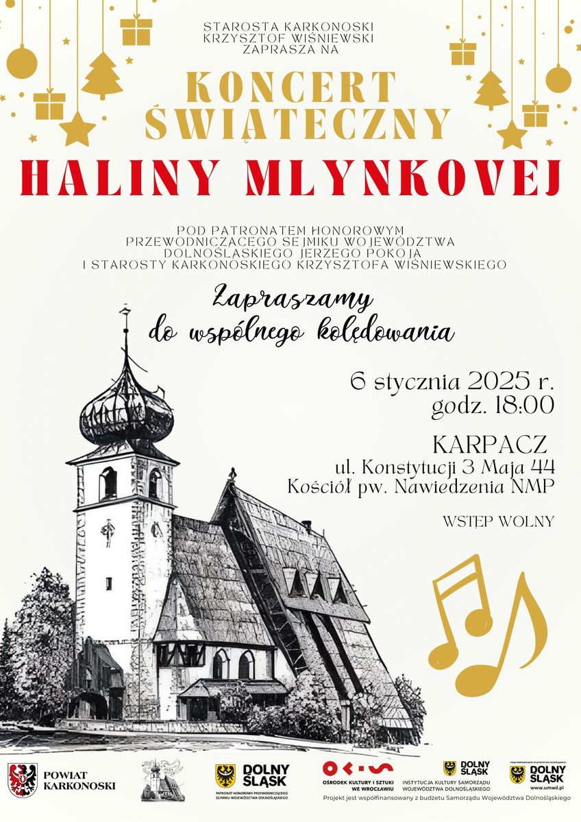 Powiat: Koncert Haliny Mlynkovej w Karpaczu