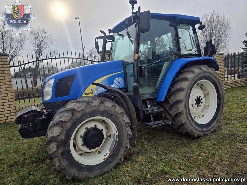 Dolny Śląsk: Rolniczka odzyskała ukradziony... nowoczesny traktor