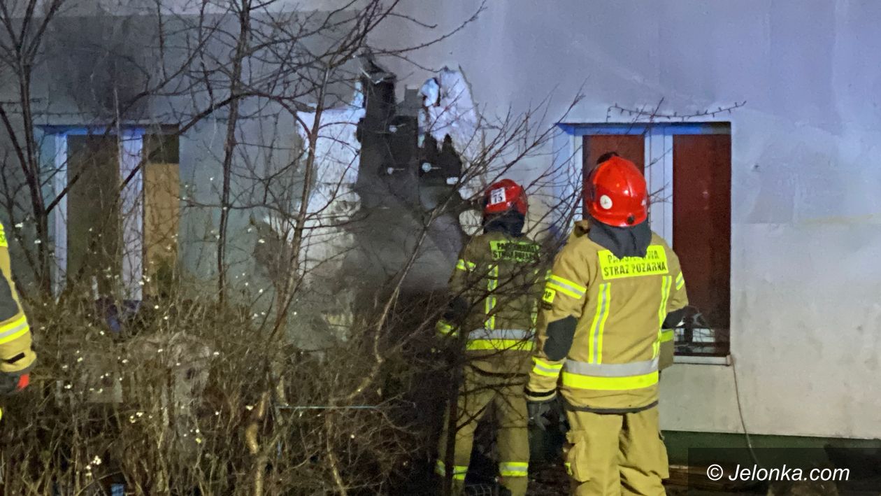 Jelenia Góra: Pożar na Lwóweckiej