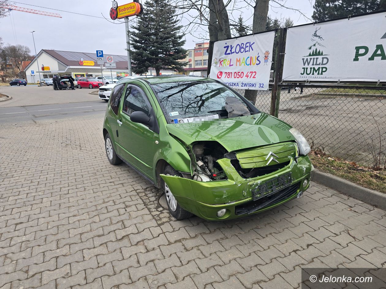 Jelenia Góra: Kolizja na Sobieskiego