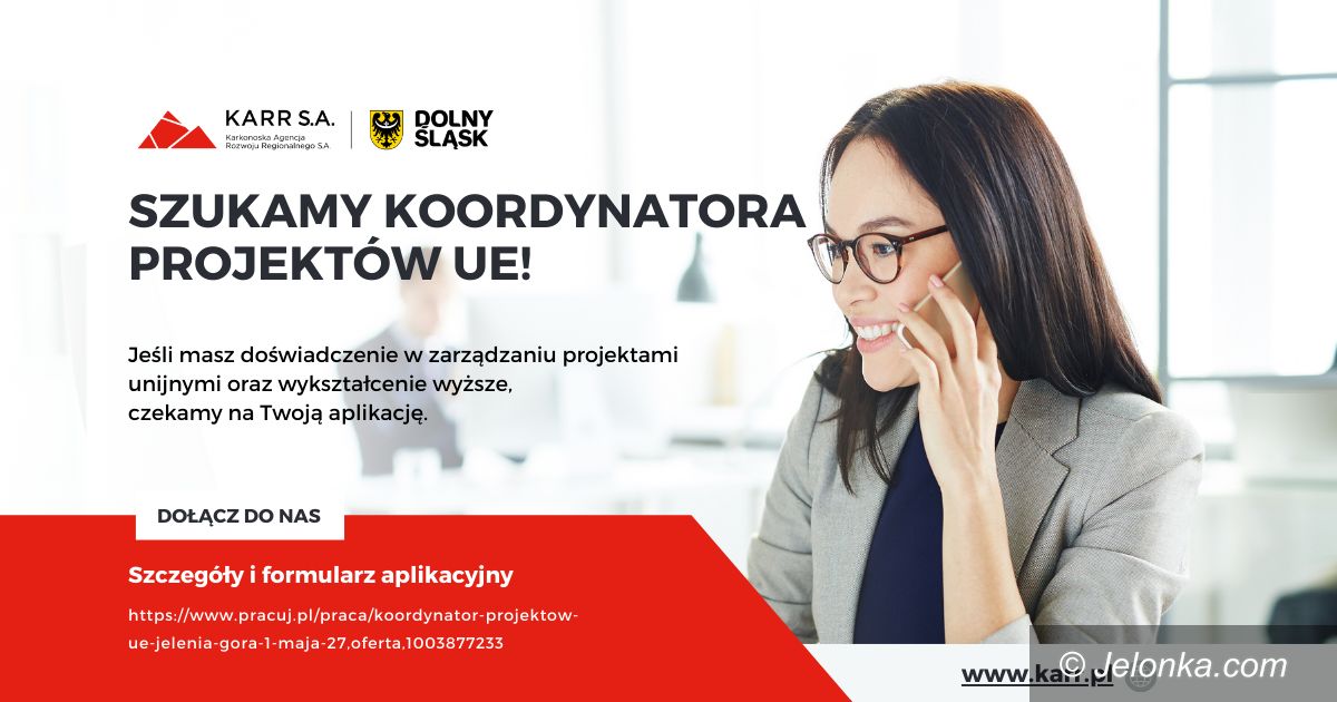 Jelenia Góra: Praca: Koordynator Projektów UE