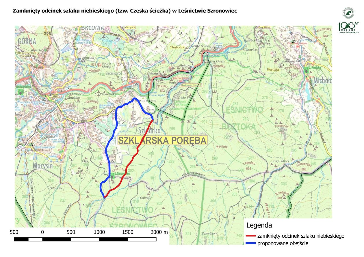 Karkonosze: Zamknięta Czeska ścieżka