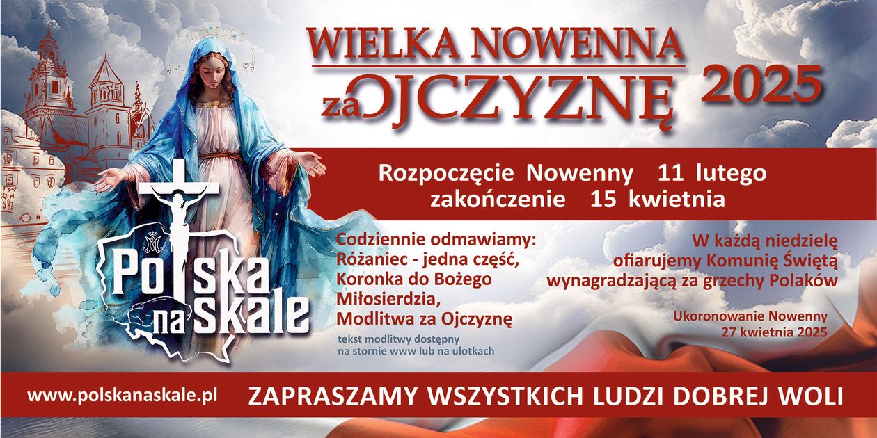 Polska: Za ojczyznę modli się już 6 tysięcy osób