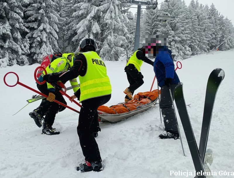 Szklarska Poręba: Policyjny patrol na stoku